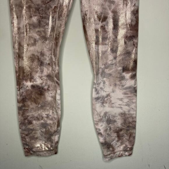 Lululemon Align High-Rise Pant Size 6 25" Shine Diamond Dye Misty Shell Cacao - Picture 5 of 16